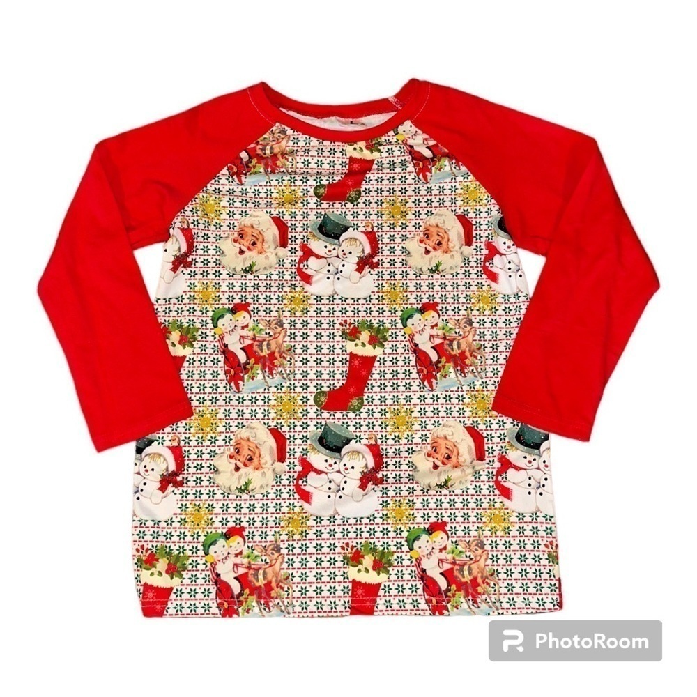 Christmas Print Shirt. Size L. NWOT